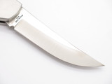 Vintage 1980s Ranger's G. Sakai Seki Japan 4.37" Folding Scimitar Lockback Knife