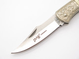 Vtg Herbertz G Sakai Seki Japan Deer Scrimshaw 3.1 Folding Lockback Pocket Knife
