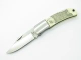 Vtg Explorer G Sakai Seki Japan Eagle Scrimshaw Folding Lockback Pocket Knife