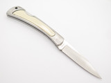 Vtg Herbertz G Sakai Seki Japan Bear Scrimshaw 4.1 Folding Lockback Pocket Knife