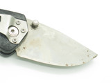 Vintage Gerber Fatty 3.75" Black Handle Stubby Lockback Folding Pocket Knife