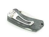 Vintage Gerber Fatty 3.75" Black Handle Stubby Lockback Folding Pocket Knife