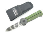 Rare Smith & Wesson SWPG2C Power Glide II 1st Run Green G10 Camo Blade Knife