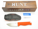 Benchmade 15006 Steep Country Orange Handle Fixed Blade Hunting Knife