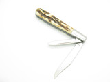 Vintage Amherst Cutlery USA Custom 4.12" Stag Handle Folding Pocket Jack Knife