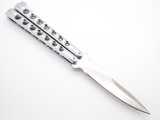 Vintage 1980s Balisong G. Sakai Seki Japan 4.25" Spear Point Japanese Folding Butterfly Knife