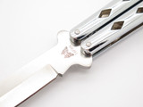 Vintage 1980s Balisong G. Sakai Seki Japan 4.25" Japanese Spear Point Folding Butterfly Knife