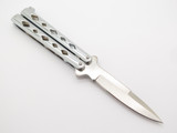 Vintage 1980s Balisong G. Sakai Seki Japan 3.5" Spear Point Japanese Folding Butterfly Knife