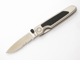 Vintage Kershaw 2410 Serrated Small Liner Action Seki Japan Folding Pocket Knife