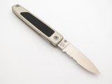 Vintage Kershaw 2410 Serrated Small Liner Action Seki Japan Folding Pocket Knife