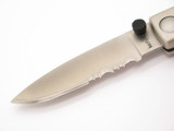 Vintage Kershaw 2410 Serrated Small Liner Action Seki Japan Folding Pocket Knife
