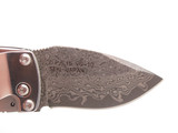 G. Sakai Seki Japan Ukimon Mt. Fuji Damascus Money Clip Folding Pocket Knife
