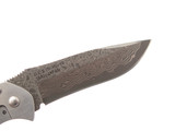 G. Sakai Seki Japan Gentleman Black Decorative & Damascus Folding Pocket Knife
