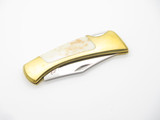 Vtg 1970s Olsen OK 150 Seizo Imai Seki Japan Bone Folding Lockback Pocket Knife