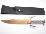 Vtg Imax Master XL Seizo Imai Seki Japan Gold 15" Fixed Bowie Survival Knife