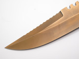Vtg Imax Master XL Seizo Imai Seki Japan Gold 15" Fixed Bowie Survival Knife