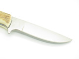 Custom Gerome Weinand Lolo MT 7.37" Stag Handle D2 Fixed Blade Hunting Knife