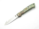 Vintage Beretta Airlight Seki Japan 5" Camo Handle Lockback Folding Pocket Knife