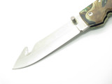 Vintage Beretta Airlight Seki Japan 5" Camo Handle Lockback Folding Pocket Knife