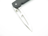 Vtg Beretta Airlight Seki Japan 5" Black Handle Lockback Folding Pocket Knife