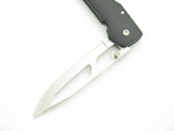 Vtg Beretta Airlight Seki Japan 5" Black Handle Lockback Folding Pocket Knife