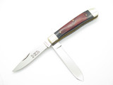 Vintage Wostenholm IXL Seki Japan 4.12" Wood Handle Trapper Folding Pocket Knife