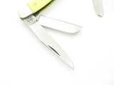 2005 Case XX 3318CV Stockman 3.62" Yellow Handle Folding Pocket Knife