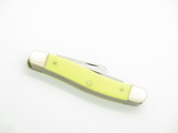 2005 Case XX 3318CV Stockman 3.62" Yellow Handle Folding Pocket Knife