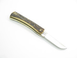 German Bull GB-107 Dirtbuster Germany 3.62" Stag Handle Folding Pocket Knife