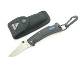 Vintage 1997 Buck 450 Protege 4.62" Black Rubber Lockback Folding Hunter Knife