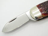 VINTAGE 1940-1964 CASE XX 6250 SUNFISH ELEPHANT TOENAIL FOLDING KNIFE RED BONE