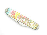 Vintage 1990s Dale Evans USA Novelty Knife Co 3.5" Western Folding Pocket Knife