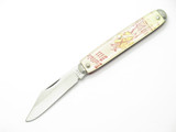 Vintage '90s Buffalo Bill USA Novelty Knife Co 3.5" Western Folding Pocket Knife