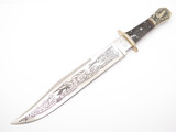 Vtg 80s Parker EK9 Tak Fukuta Seki Japan Self Defender Buffalo Fixed Bowie Knife