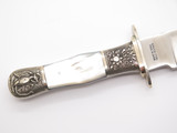 Vtg '80s Parker EK10 Tak Fukuta Seki Japan Self Defender Pearl Fixed Bowie Knife