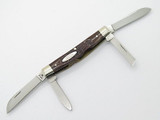 Vtg 1980 Case XX 64052 Congress Bone Folding Pocket Knife N. Mint *crack