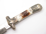 Vtg '80s Parker EK-11 Tak Fukuta Seki Japan "My Country" Fixed Short Bowie Knife