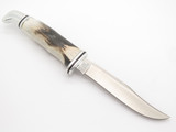 Vintage 1988 Buck 102 Woodsman Stag Fixed Blade Hunting Knife (2)