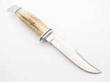 Vintage 1988 Buck 102 Woodsman Stag Fixed Blade Hunting Knife (4)