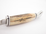 Vintage 1988 Buck 102 Woodsman Stag Fixed Blade Hunting Knife (4)