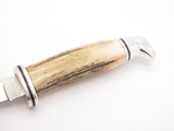 Vintage 1988 Buck 102 Woodsman Stag Fixed Blade Hunting Knife (4)