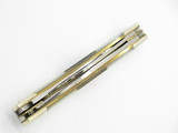 Vtg Parker Seki Japan Scrolled Stockman MOP Pearl Abalone Folding Pocket Knife