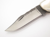 Custom '07 Buck 112 Ranger Buffalo Horn Inlay Folding Hunter Lockback Knife