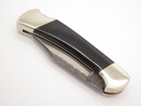 Custom '07 Buck 112 Ranger Buffalo Horn Inlay Folding Hunter Lockback Knife