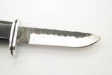 2013 Buck 116 Caper Custom Buffalo Horn Elk Inlay Fixed Blade Hunting Knife