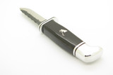 2013 Buck 116 Caper Custom Buffalo Horn Elk Inlay Fixed Blade Hunting Knife