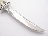 Buck 118 Personal Custom Stag Mirror 420HC Fixed Blade Hunting Knife