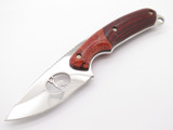 Buck 194 Alpha Hunter Custom LE Deer Cutout Wood Handle Fixed Hunting Knife