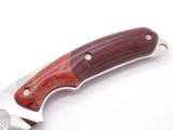 Buck 194 Alpha Hunter Custom LE Deer Cutout Wood Handle Fixed Hunting Knife