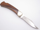 2010 Buck 111 Custom CJ CHuck Signed Ironwood Folding Hunter Lockback Knife